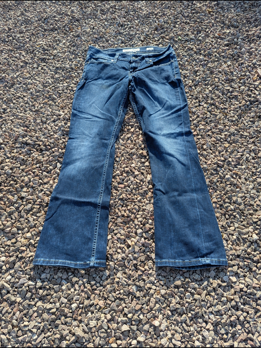 BKE Denim Sabrina Low Rise Bootcut Jeans Size 31L Dark Wash